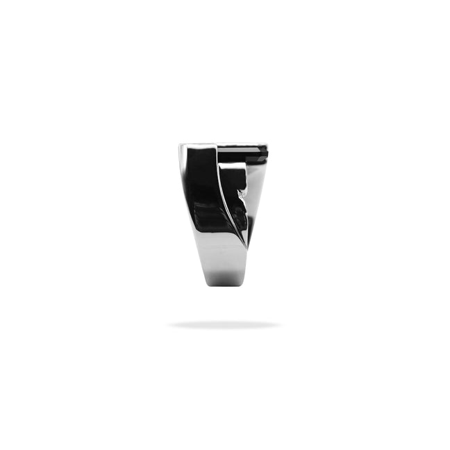 drought square black onyx ring