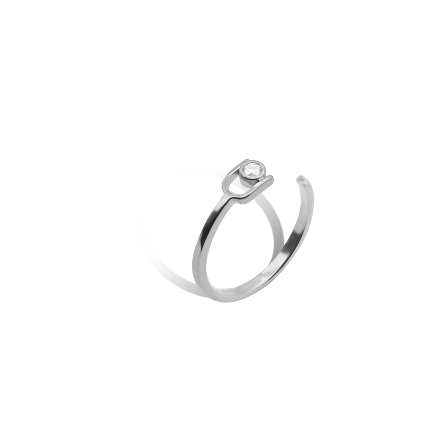 Pinch Ring-リング-GYPPHY｜モアサナイトジュエリー