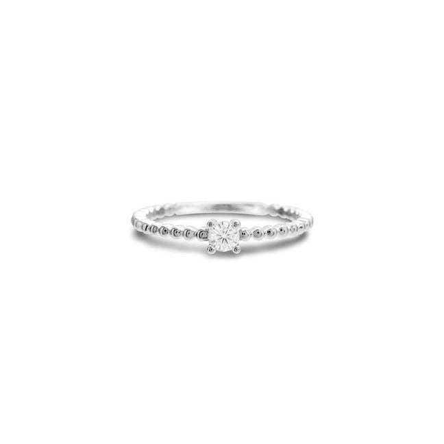 Moissanite Grano Ring.