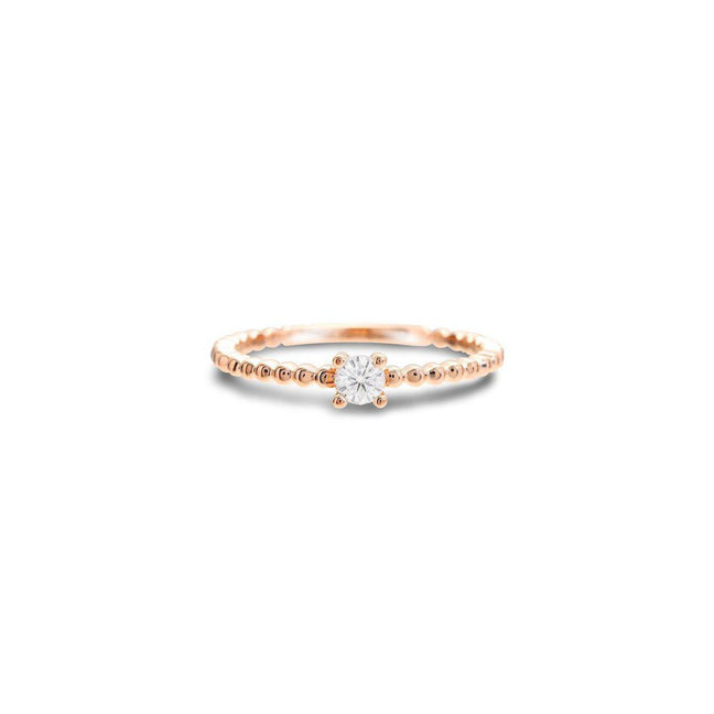 Moissanite Grano Ring